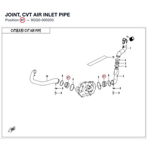 JOINT, CVT AIR INLET PIPE product image