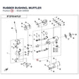 RUBBER BUSHING, MUFFLER product image
