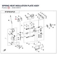SPRING HEAT INSULATION PLATE ASSY product image