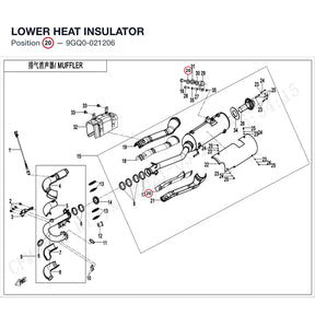 LOWER HEAT INSULATOR product image