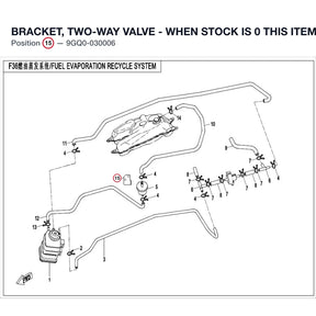 BRACKET, TWO-WAY VALVE - WHEN STOCK IS 0 THIS ITEM IS NO LONGER AVAILABLE product image