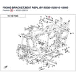FIXING BRACKET,SEAT REPL BY 9GQ0-030010-10000 product image