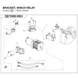 BRACKET, WINCH RELAY product image