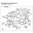 MOUNTING PLATE ASSY, ECU product image