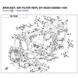 BRACKET, AIR FILTER REPL BY 9GQV-030080-1400 product image