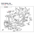 FOOT PEDAL, RH product image