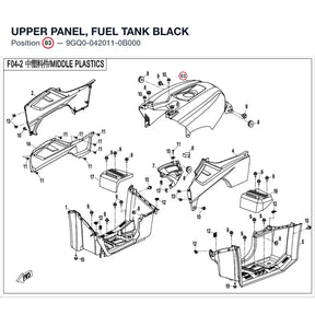 UPPER PANEL, FUEL TANK product image