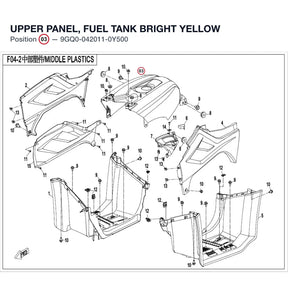 UPPER PANEL, FUEL TANK product image