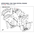UPPER PANEL, FUEL TANK product image