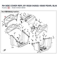 RH SIDE COVER REPL BY 9GQ0-042022-1B300 product image