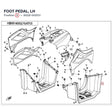 FOOT PEDAL, LH product image