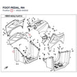 FOOT PEDAL, RH product image