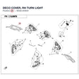 DECO COVER, RH TURN LIGHT product image