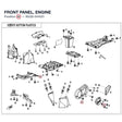 FRONT PANEL, ENGINE product image