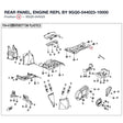 REAR PANEL, ENGINE REPL BY 9GQ0-044023-10000 product image