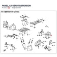 PANEL, LH REAR SUSPENSION product image