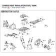 LOWER HEAT INSULATOR,FUEL TANK REPL BY 9GQ0-044011-20000 product image