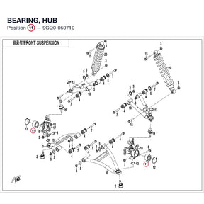 BEARING, HUB product image