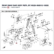 REAR SWAY BAR ASSY REPL BY 9GQ0-060610-10000 product image