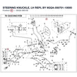STEERING KNUCKLE, LH REPL BY 9GQA-050701-10000 product image