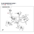 FLUID RESERVOIR HOSE 1 product image