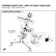 STEERING SHAFT, EPS - REPL BY 9GQV-100320-8300 product image