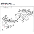 FRONT RACK ASSY product image
