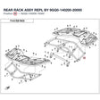 REAR RACK ASSY REPL BY 9GQ0-140200-20000 product image