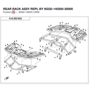 REAR RACK ASSY REPL BY 9GQ0-140200-20000 product image