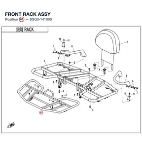 FRONT RACK ASSY product image