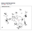 CABLE, STARTING MOTOR product image