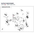 OUTPUT SEAT,POWER product image