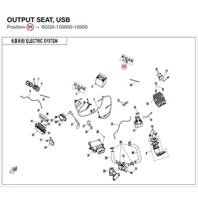 OUTPUT SEAT, USB product image