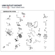 USB OUTLET SOCKET product image