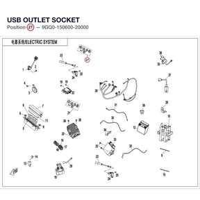 USB OUTLET SOCKET product image