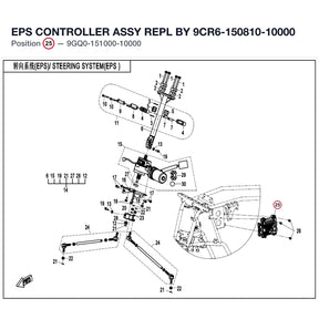 EPS CONTROLLER ASSY REPL BY 9CR6-150810-10000 product image