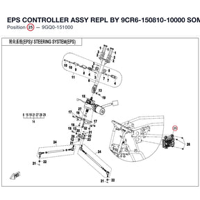EPS CONTROLLER ASSY REPL BY 9CR6-150810-10000 product image