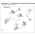 HEADLIGHT, LH - WHEN STOCK IS 0 THIS ITEM IS NO LONGER AVAILABLE product image