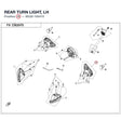 REAR TURN LIGHT, LH product image