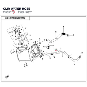 CLIP, WATER HOSE product image