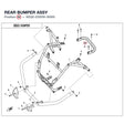 REAR BUMPER ASSY product image
