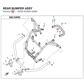 REAR BUMPER ASSY product image