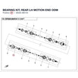 BEARING KIT, REAR LH MOTION END product image