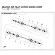 BEARING KIT, REAR MOTION END(RH) product image