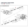 CORE SHAFT, FRONT DRIVE product image