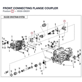 FRONT CONNECTING FLANGE COUPLER product image