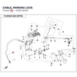 CABLE, PARKING LOCK product image