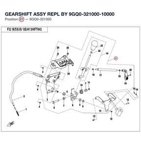 GEARSHIFT ASSY REPL BY 9GQ0-321000-10000 product image