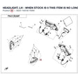 HEADLIGHT, LH - WHEN STOCK IS 0 THIS ITEM IS NO LONGER AVAILABLE product image