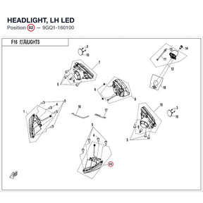 HEADLIGHT, LH product image